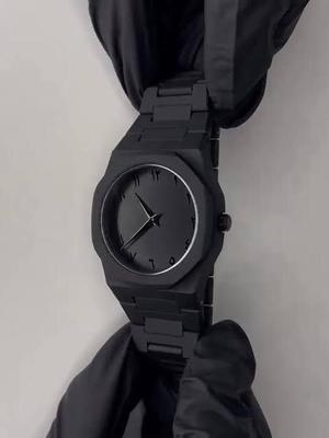 Luxury Black Arabic Numeral Watch