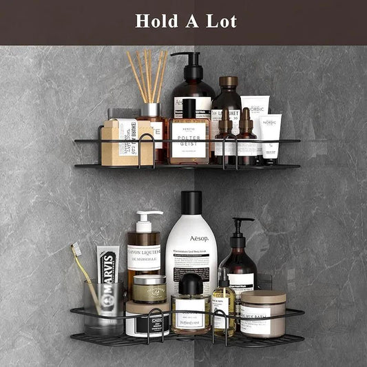 Corner Bathroom shelves