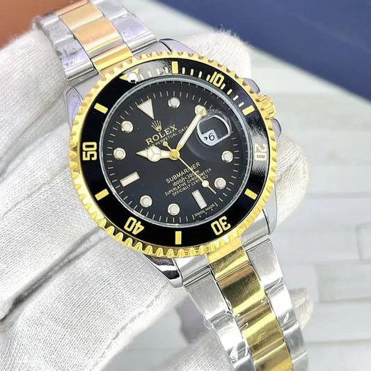 Luxury Stainless Steel Men’s Watch – Rolex Style